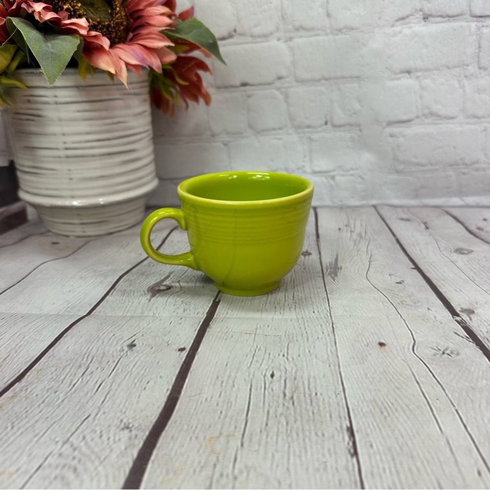 Homer Laughlin China Company Fiesta Tableware Ceramic tea Cup mug lemongrass